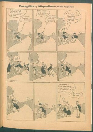 Paragüita y Miquelino. - [Cómic] : ¡Dulce despertar!