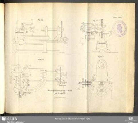 Schrägräderhobelmaschine von Leupold