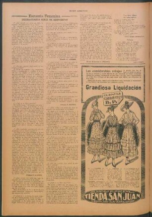 Encuesta femenina : Décima cuarta serie de respuestas