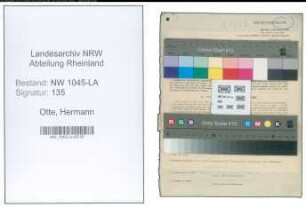 Entnazifizierung Hermann Otte , geb. 21.06.1906 (Angestellter)