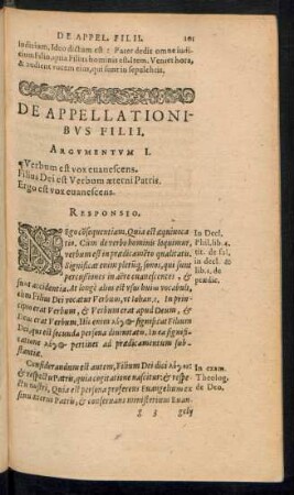 De Appellationibus Filii.