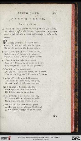 Canto sesto