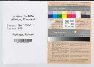 Entnazifizierung Richard Fickinger, geb. 29.03.1912 (Polizeibeamter)
