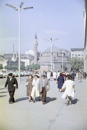 Blick auf die Banja-Baschi-Moschee von 1576, letzte in Funktion verbliebene Moschee Sofias