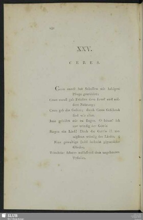 XXV. Ceres