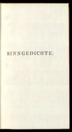 Sinngedichte