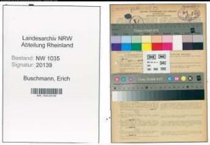 Entnazifizierung Erich Buschmann , geb. 21.08.0000 (Steiger)