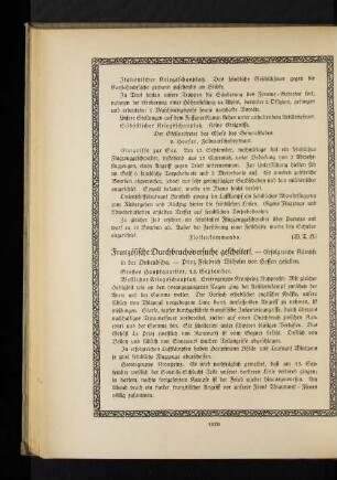 Französische Durchbruchsversuche gescheitert.