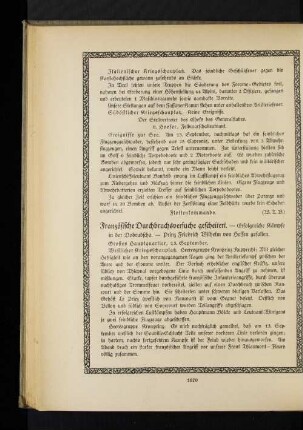 Französische Durchbruchsversuche gescheitert.