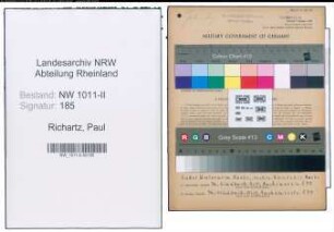 Entnazifizierung Paul Richartz , geb. 28.04.1920 (Fleischer)