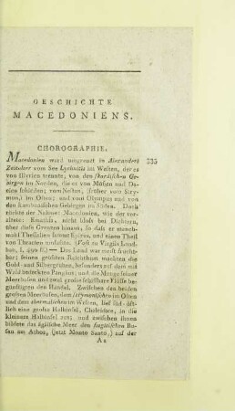 Geschichte Macedoniens