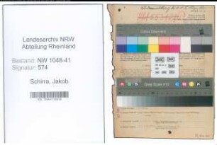 Entnazifizierung Jakob Schirra , geb. 08.11.1905 (Polizist)