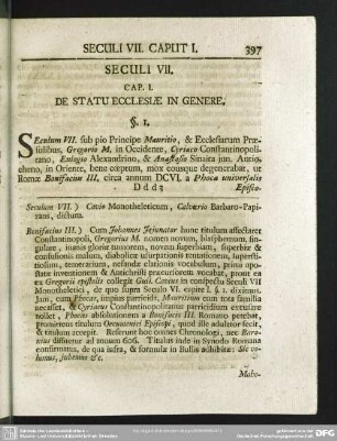 Seculi VII