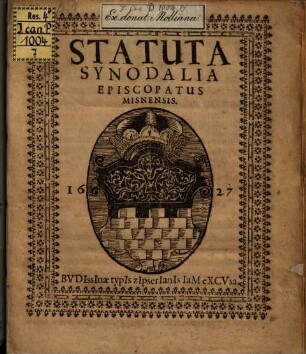 Statuta synodalia episcopatus Misnensis