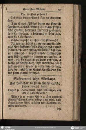 Sakrament teho Wołtarja