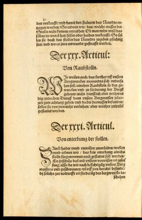Der xxx. Articul: