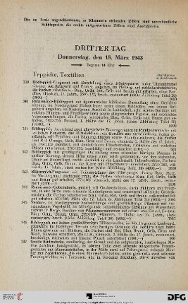 Teppiche, Textilien (Nr. 339-366)