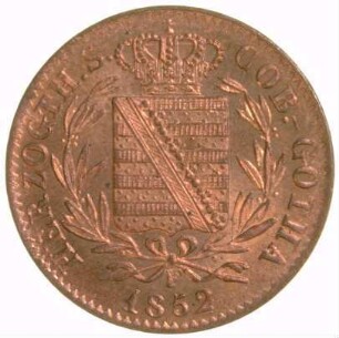Münze, Pfennig, 1852