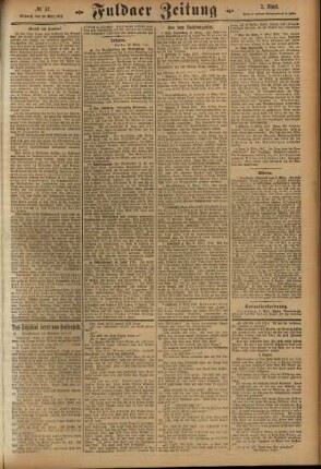 Zweite Ausgabe vom Mittwoch, den 10. März 1915.