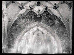 Stadtkirche; Chorbogen mit Wandbild