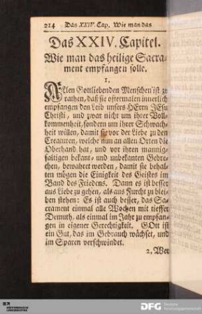 Das XXIV. Capitel.