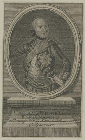 Bildnis des Carolvs Wilhelmvs Ferdinandvs