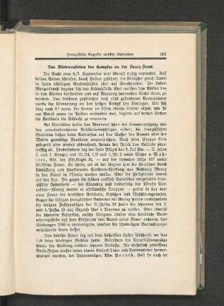 Das Wiederaufleben des Kampfes an der Ourcq-Front.