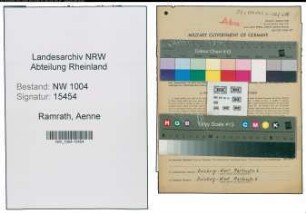 Entnazifizierung Aenne Ramrath , geb. 10.07.1906 ()