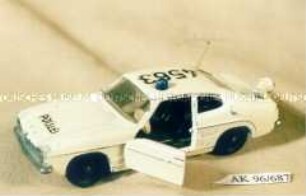 Spielzeugauto: Ford Capri 1700 GT (Polizeiwagen)