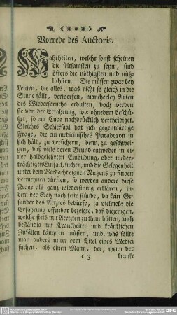 Vorrede des Auctoris