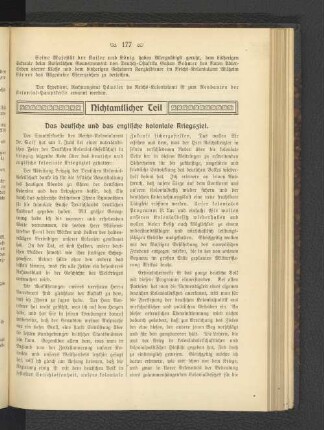 Das deutsche und das englische koloniale Kriegsziel.