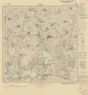 2231 Carlow, Meßtischblatt (4cm - Karte)