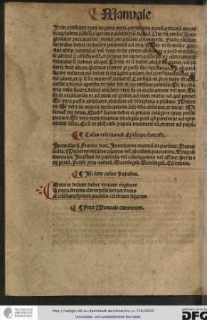 Finit Manuale curatorum.