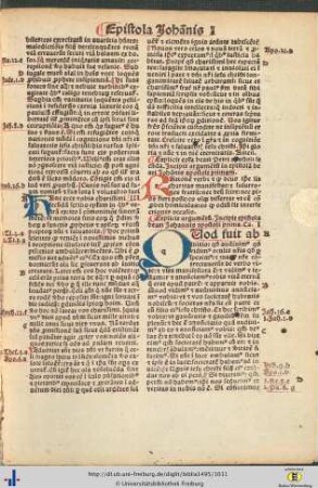 Argumentum in epistolam beati Johannis apostoli primam