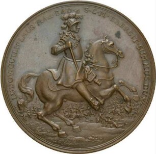 Medaille auf Markgraf Ludwig Wilhelm von Baden-Baden