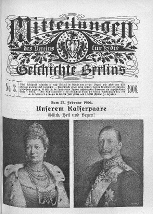 Unserem Kaiserpaare Glück, Heil und Segen!