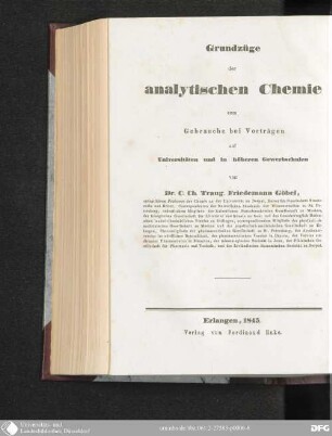3: Reagenzienlehre, analytische Chemie, chemische Toxicologie