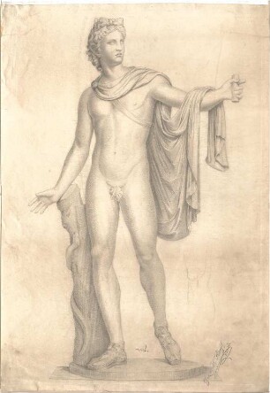 Hoefl, Hans Hugo; Studentenarbeiten - Figur aus der Mythologie (Ansicht)