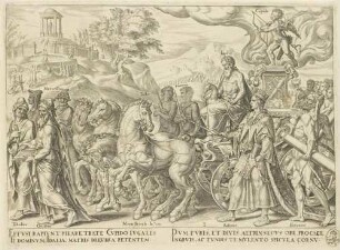 Der Triumph der Liebe, Blatt 1 aus der Folge "Die Triumphe des Petrarca"