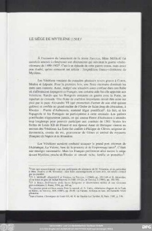 [I. Conflits Et Diplomatie]
