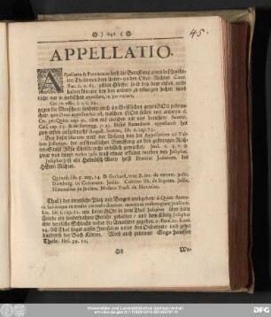 Appellatio.