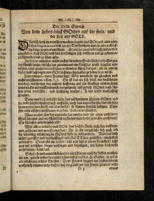 269-283, XVIII. Von dem liebes-blick Gottes auf die seele und der seelen auf Gott