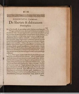 Dissertatio praeliminaris