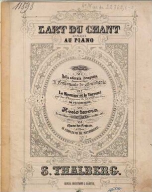 Le meunier et le torrent : tiré des chansons de la meunière