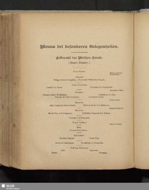 Menus bei besonderen Gelegenheiten