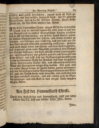 575-595, Am Fest der Himmelfarth Christi