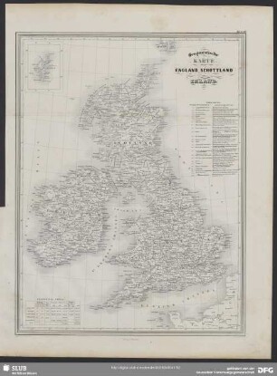 Geognostische Karte von England, Schottland und Irland