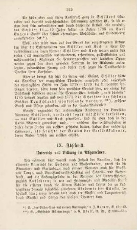 223-236, IX. Abschnitt. Unterricht und Bildung im Allgemeinen