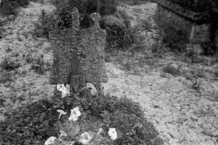 Friedhof in Nida : Grabstein auf dem Friedhof in Nida.