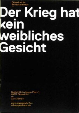 Der Krieg hat kein weibliches Gesicht